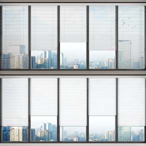 现代百叶帘3D模型下载